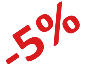 Скидка 5%